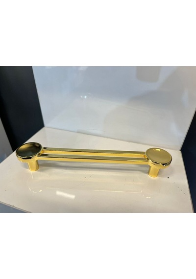 Benna Metal Kulp 128mm Altın Dolap Kapak Modern Çekmece Mobilya Tv Ünite Komidin Vestiyer Altın