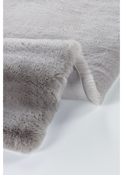 Apex Palma Gri Peluş Post Halı Gri