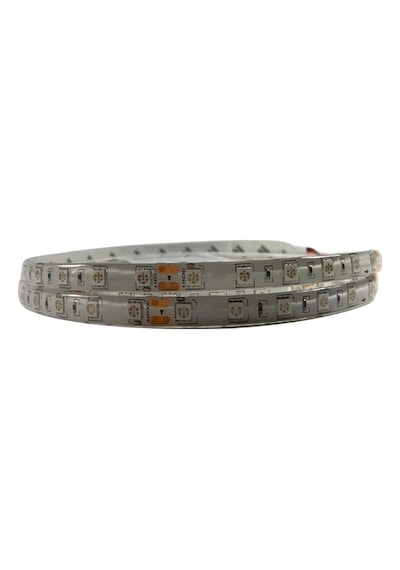 24V Şerit Led Amber (Sarı) 5050 Ip65 24 Volt Şerit Led (5M)