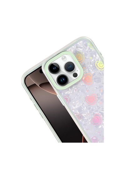 Apple iPhone Uyumlu 15 Pro Lumi Desenli Kapak - Yeşil Bzsxx00 1
