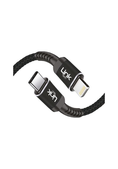 Linktech K424 Type-C/Lightning Data/Şarj Kablosu Pd 20W 3A 1Mt