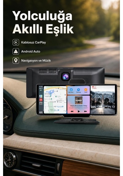 Kablosuz Carplay Uyumlu 4k 10.2 İnç Çift Kameralı Araç Multimedya Ekranı Diğer