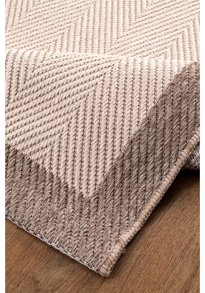 Elit Premium Sisal Jut Halı 1405 Hav Ve Toz Yapmaz Bordürlü Halı Krem-bej Krem - Bej