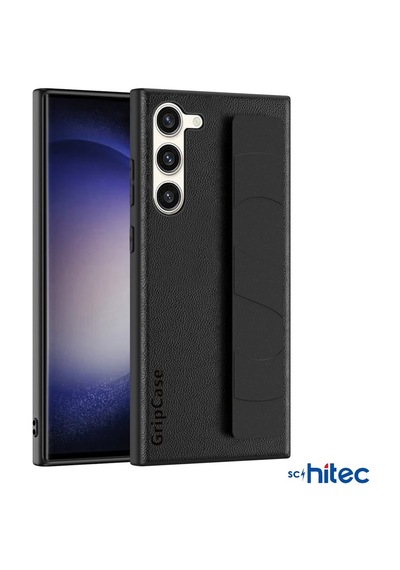 Schitec Samsung Galaxy S24 Uyumlu Premium Case Parmak Askılı Telefon Kılıfı Siyah