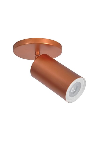 Rsylight Metal Mafsallı Mat Bakır Spot Armatür Aplik Günışı Led Ampullü Bakır