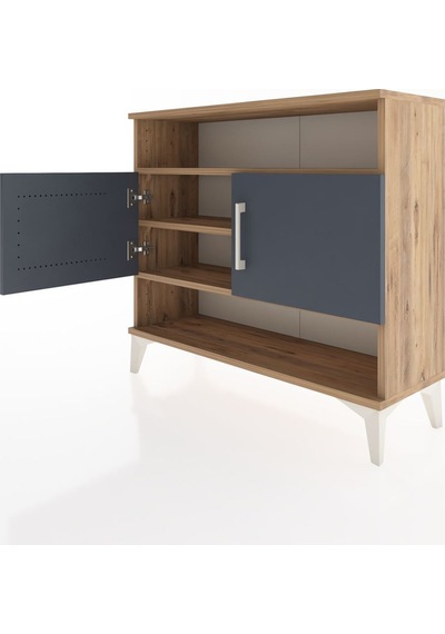 Arges Şifonyer 3 Raflı 2 Kapaklı 88x30x80 Çam-antrasit Atlas Çam Arges Şifonyer 3 Raflı 2 Kapaklı 88x30x80 Çam-antrasit Atlas Çam