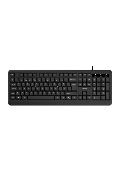 Casper Kablolu Klavye Mouse Set Siyah, Usb, K331u