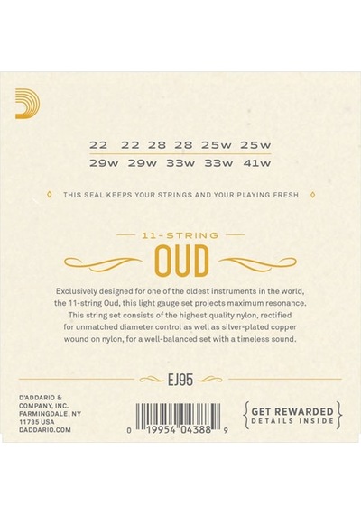 D'addario Ej95 Ud Tel Seti