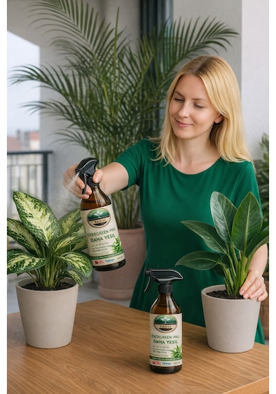 Evergreen Pro Yeşil Bitkiler İçin Organomineral Besin Çözeltisi 500 ML