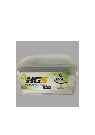 Mapi Hgs Pvc Kart Poşeti 100 Adet 5100140