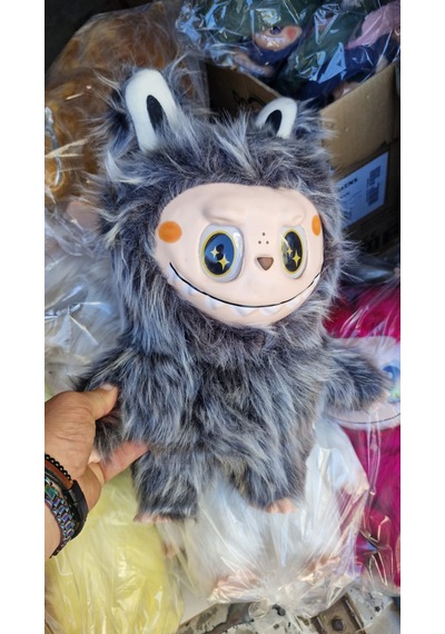 Sevimli Canavar Büyük Labubu Peluş Oyuncak 40 Cm Çok Renkli