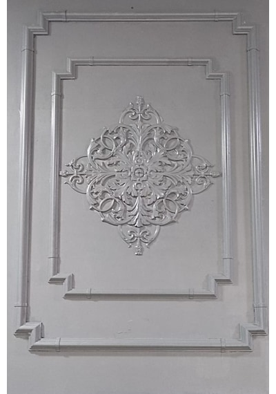 Kahve M Köşe Motif 3 cm 4 Adet