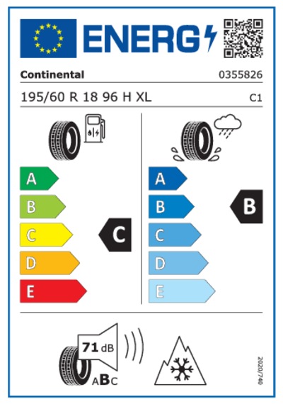Continental 195/60R18 96H XL TS870P Kış Lastiği 2024