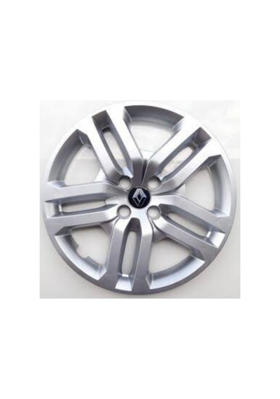 16 İnç Renault Clio 4 Uyumlu Kırılmaz Jant Kapağı 4 Adet Logo
