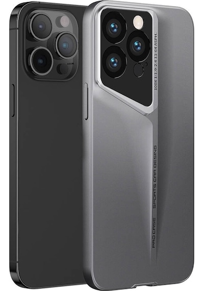 Apple Uyumlu iPhone 15 Pro Kılıf Ultra İnce Kamera Korumalı Sert Rubber Safety Telefon Kılıfı