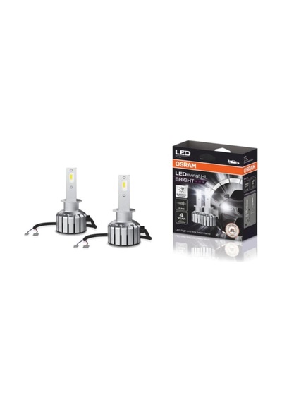 Osram H1 Led Xenon Kit Ledriving Hl Brıght%300 Fazla Işık / 4 Yıl  12v 2 Adet Far Için Diğer