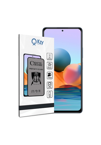 Xiaomi Redmi Note 10 Pro ile Uyumlu Tam Kaplayan Mat Seramik Nano Esnek Hayalet Ekran Koruyucu