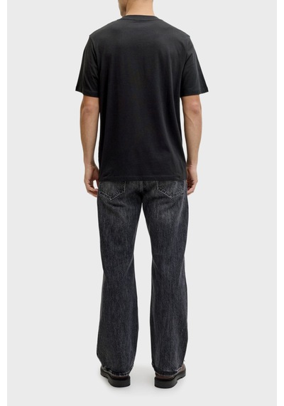 Jack & Jones Erkek T Shirt 12288113 Siyah Siyah