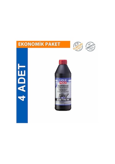 Liqui Moly Gl5 Ls 75W-140 Sentetik Hypoid Dişli Yağı 4 x 1 L