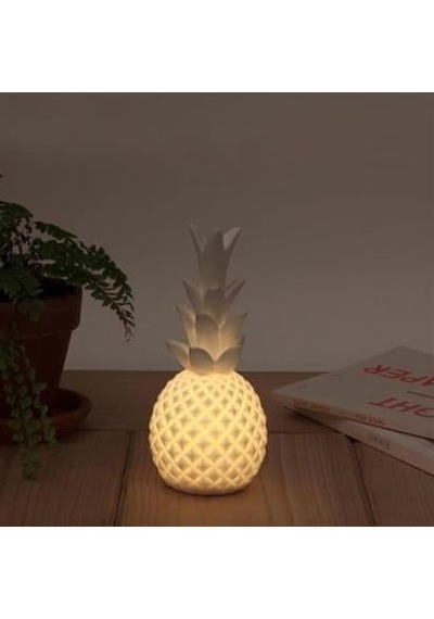 Ananas Şeklinde Desenli Büyük Boy Pilli Masa Ve Gece Lambası Çok Renkli
