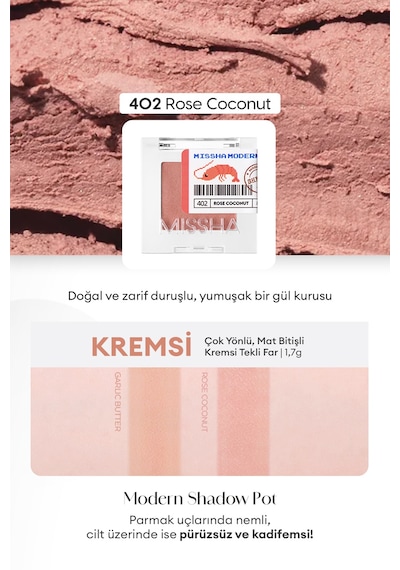 Missha Modern Pot 402 Rose Coconut