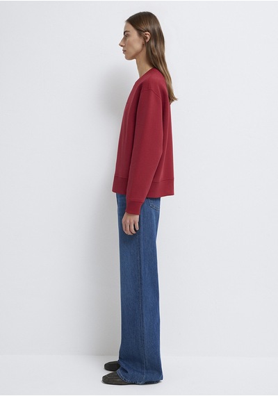 Mavi - Mavi Denim Baskılı Kırmızı Sweatshirt 1s10525-70424 Kırmızı