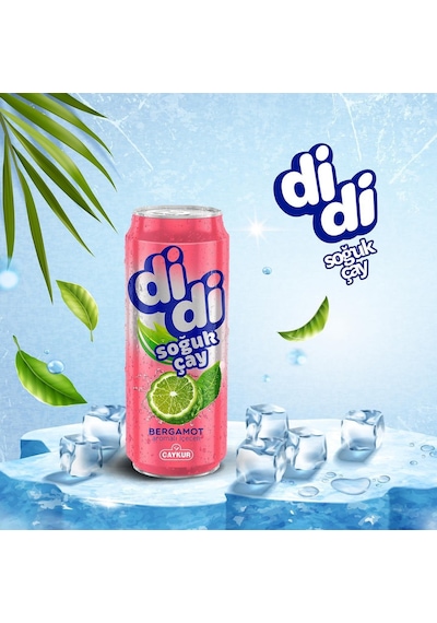 Çaykur Didi Bergamot Aromalı Soğuk Çay 500 Ml X 12 Adet