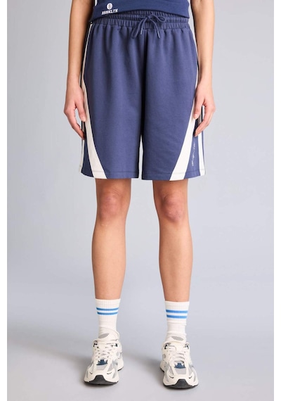 Defacto Nba Brooklyn Nets Relax Fıt Elastik Bağcıklı Bel Sporcu Şort G9318ax26smın275 İndigo-ın275