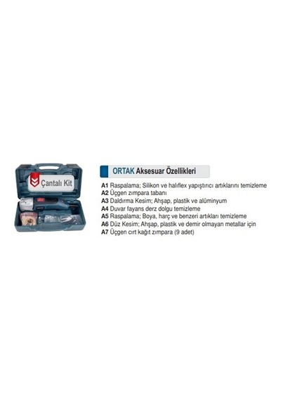 Proter Pr 1001 Elektrikli Çok Amaçlı Multi Makine 80 Mm - 300 W