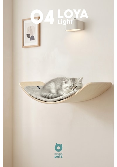Mamapetz Loya Light Kedi Ahşap Yatağı