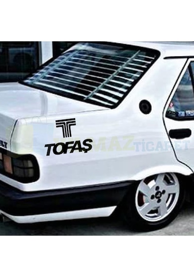 Tofaş Logo Oto Sticker Çıkartma Yapıştırma Kaput Araç Etiket 2 Ad