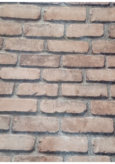 3 D Taş Desenli Silinebilir Duvar Kağıdı 53 Cm Genişliğinde 10 Metre Uzunluğunda Kahve