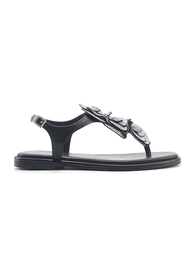 Nine West Orıel 5fx Siyah Kadın Düz Sandalet 000000000101929107 Siyah