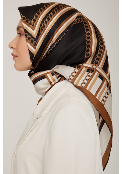 Armine 90x90 İpek Eşarp 8845d Sura Nostalji
