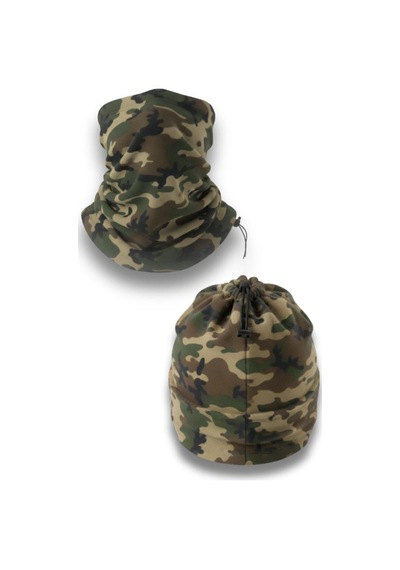 Single Sword 2 Li Set Unisex Kışlık Polar Boyunluk & Bere Çok Amaçlı Soğuk Hava Koruması 0//y.tsk Çok Renkli