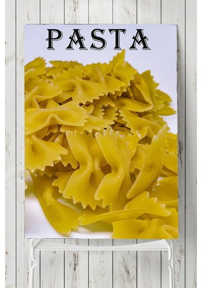 Makarna Vintage Mutfak Poster