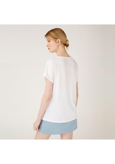 Biggdesign Faces Fashionaddict Kadın T-Shirt