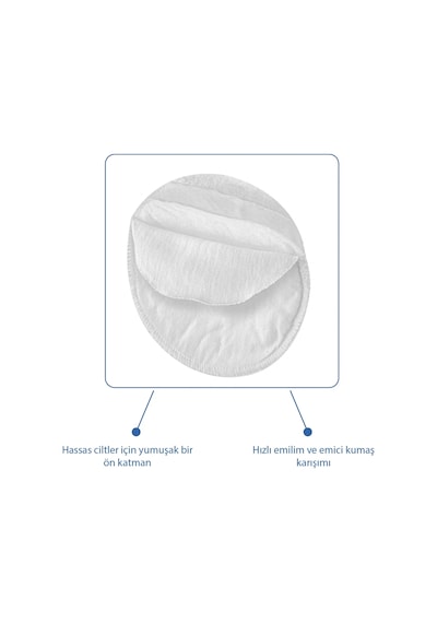 Babyjem Yıkanabilir Süper Emici Tekrar Kullanımlı Pamuklu Göğüs Pedi 6 Adet