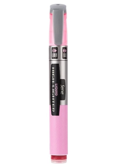 Serve Liquid Highlighter Sıvı Mürekkepli Fosforlu Kalem Pastel Pembe
