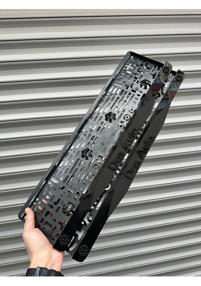 Vipplaka Das Auto Uyumlu Ortası Mat Plakalık