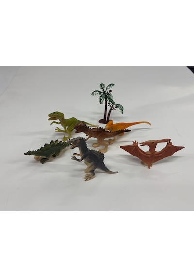 Plastik Oyuncak Dinozor Seti Dinozorlar 7 Parça Dinazor Hayvan Figürü