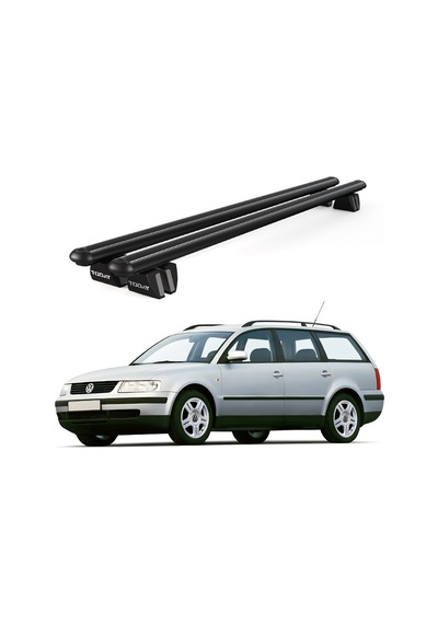 Pençe Volkswagen Passat Variant B5 1997-2005 Uyumlu Siyah Ara Atkı Port Bagaj Tavan Barı
