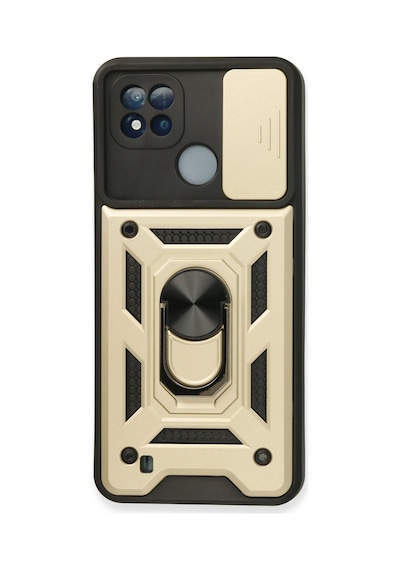Realme C11 2021 Kılıf Pars Lens Yüzüklü Silikon -