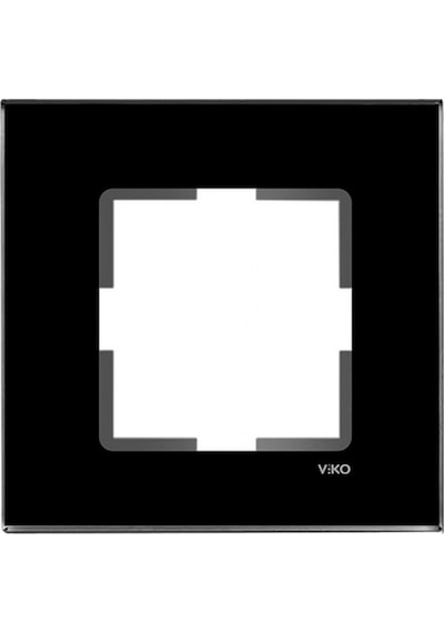 Viko Novella Cam Düz Siyah Tekli Çerçeve - 92192271