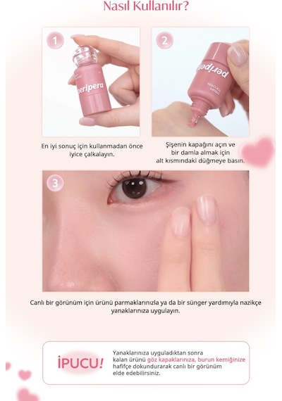 Peripera Syrupy Tok Cheek 01 Light Peach