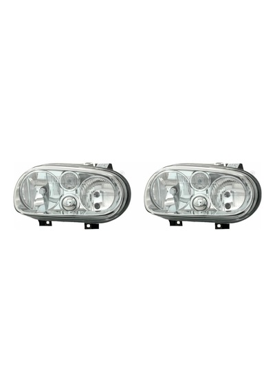 Ön Sağ Sol Takım Far Lambası Sissız Model Vw Golf Iv 19982004