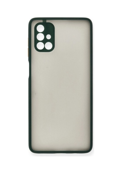 Samsung Galaxy Uyumlu , M51 Kılıf Montreal Silikon Kapak - Yeşil