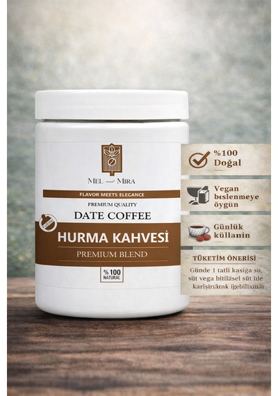Kafeinsiz Saf Hurma Kahvesi 100g Organik Vegan Katkısız - Decaffeinated Pure Date Coffee Diğer