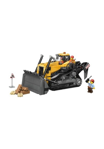 Sarı Buldozer İnşaat Temalı Yaratıcı Oyuncak 8 Yaş Ve Üzeri İçin