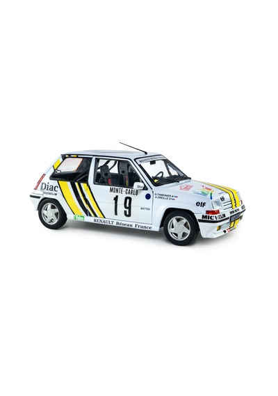 1:18 Ölçek Solido 1989 Renault 5 Gt Turbo Mk2 19 Diecast Metal Minyatür Model Araba 25cm